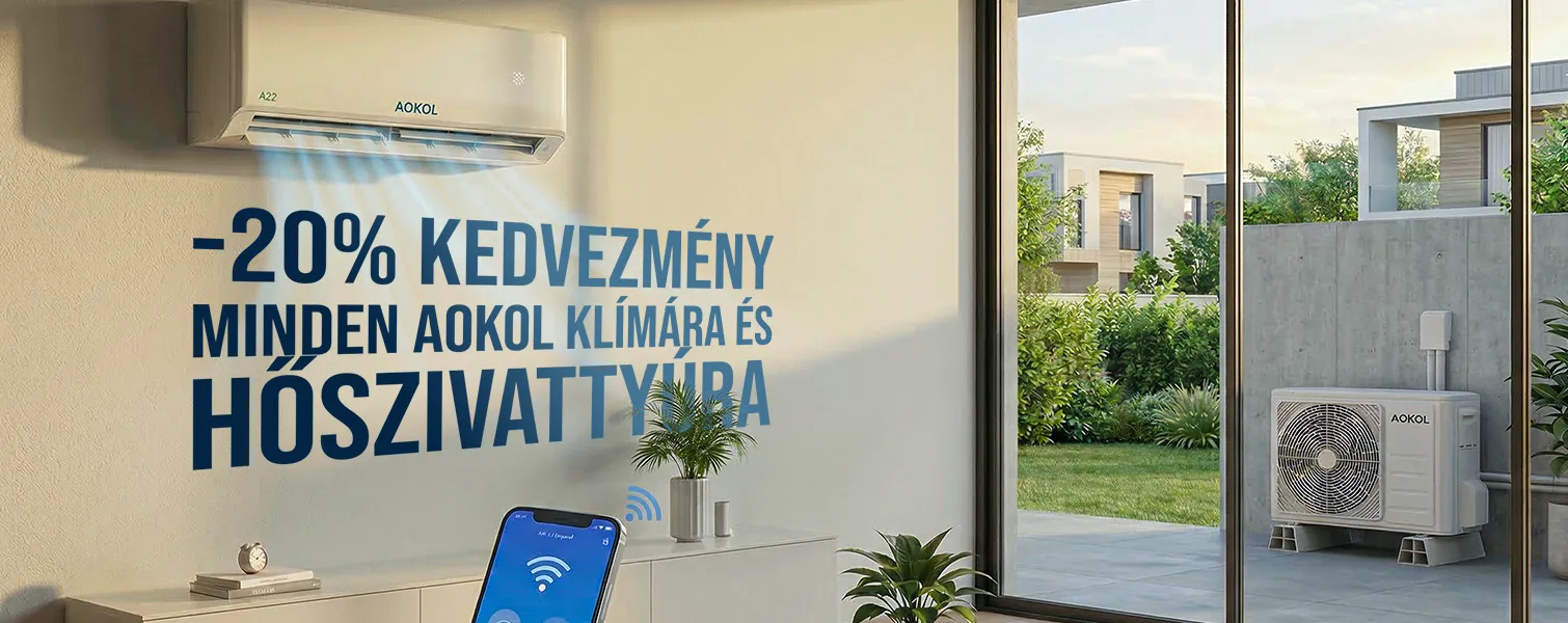 AOKOL klíma és hőszivattyú akció