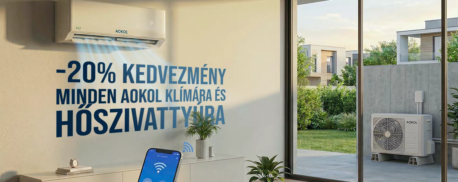 AOKOL klíma és hőszivattyú akció