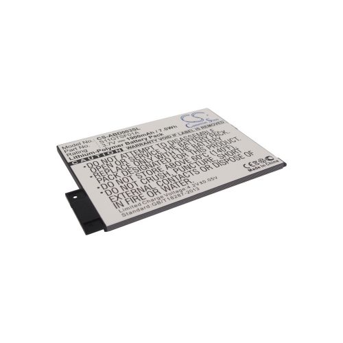 Amazon 170-1032-00,  170-1032-01,  GP-S10-346392-0100 3.7V 1900mAh utángyártott akku Li-Polymer