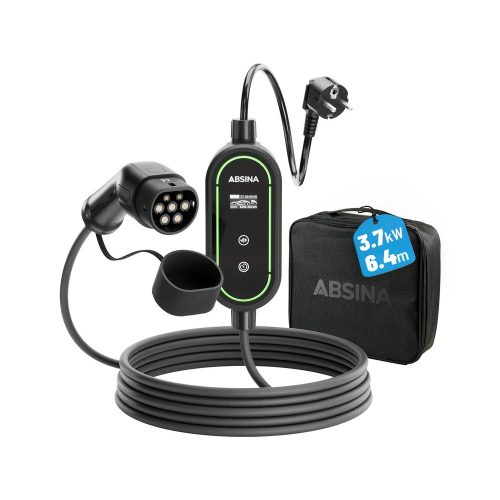 Absina 3,7kW, 16A, 1 fázisú elektromos autó mobil töltő