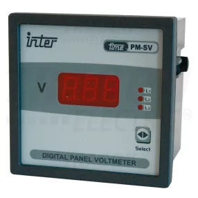 Digitális 3 fázisú váltakozó áramú voltmérő, direkt
