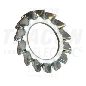 Fogazott alátét, horganyzott,M10