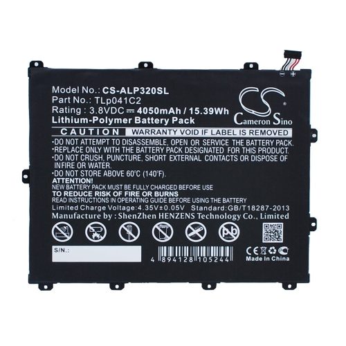 Alcatel TLp041C2 3.8VV 4050mAh utángyártott akku Li-Polymer