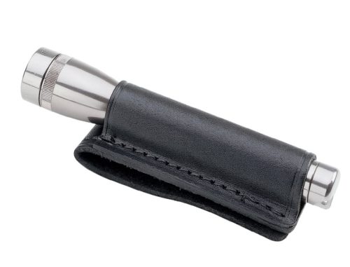 AM2A026 Maglite AA fekete bőrtok