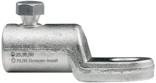 Szakadófejes csavaros alumínium szemes csősaru