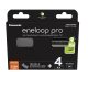 eneloop pro BK-3HCDEC4BE AA/ceruza 2500mAh Ni-MH akkumulátor 4db/csomag + akkubox