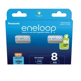   eneloop BK-3MCDE/8BE AA/ceruza 2000mAh Ni-MH akkumulátor 8db/csomag