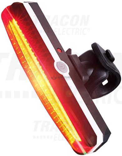 Tracon BLCH1,5W Akkumulátoros LED bicikli lámpa, hátsó, piros