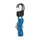 Slidelock® karabiner Bungee - 91 cm - kék