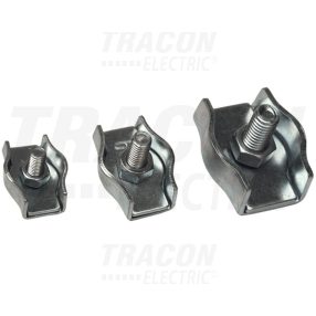 Sodronyszorító bilincs, szimpla, acél