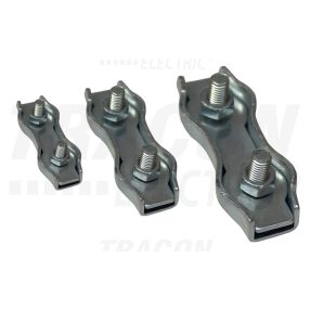 Sodronyszorító bilincs, dupla, acél