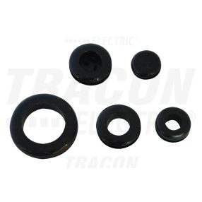 Kábelbevezető, nyitott, gumi