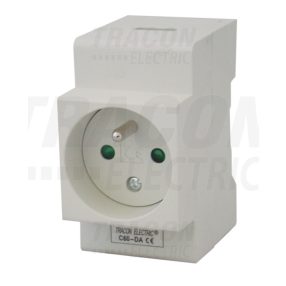 Sorolható csatlakozó aljzat, csapos védőérintkezővel