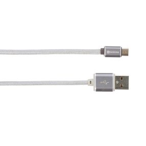   SKROSS Steel Line USB kábel, töltő, szinkron (microUSB) 1m