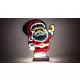 LED karácsonyi tükördísz , télapó, USB (X25017)