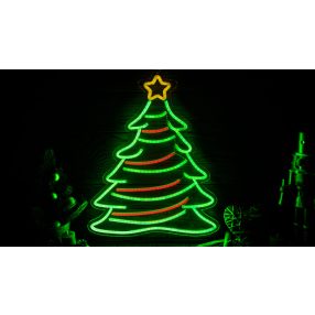 NEON FLEX LED karácsonyi fenyő, USB (X25011)