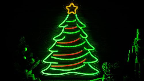 NEON FLEX LED karácsonyi fenyő, USB (X25011)