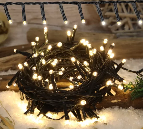 Karácsonyi programozható fényfüzér, kültéri/beltéri (X25043)