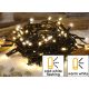 CHRSTOSC100WW Karácsonyi sziporkázó fényfüzér, kültéri/beltéri (X22008)