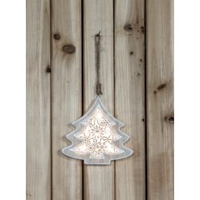 LED karácsonyi fenyő, fa, elemes (X22094)