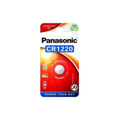 Panasonic CR1220 3V lítium gombelem 1db/csomag