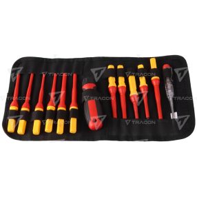 1000 V-ra szigetelt csavarhúzószett