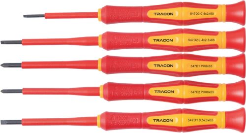 1000 V-ra szigetelt precíziós csavarhúzó szett