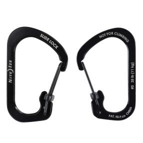 Slidelock® karabiner acél #3 - Fekete