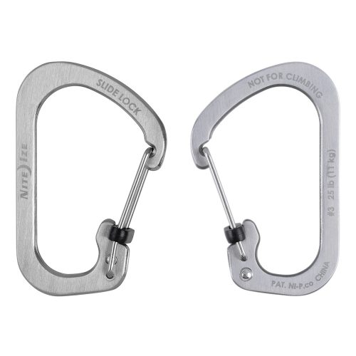 Slidelock® karabiner acél #3 - acél