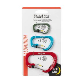   Slidelock® karabiner alumínium kombó - 3-as csomag - vegyes