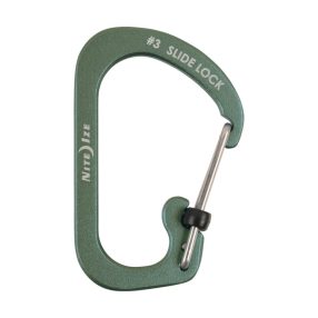 Slidelock® karabiner alumínium #3 - Olive
