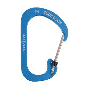 Slidelock® karabiner alumínium #4 - kék