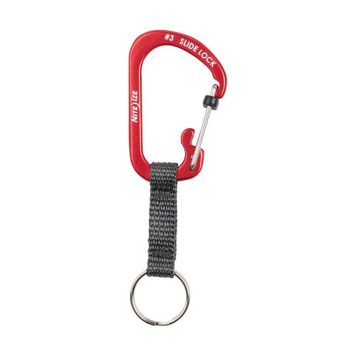Slidelock® Key Ring kulcstartó alumínium - piros