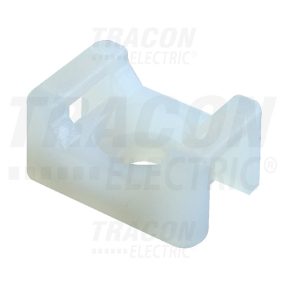   Csavarozható, 2oldalt fűzhető kábelkötegelő talp, natúr