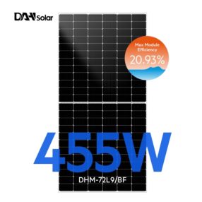 DAH Solar 455 W-os félcellás monokristályos napelem