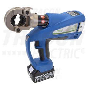 Tracon DK60E Elektro-hidraulikus présszerszám bélyegekkel, hordtáskában