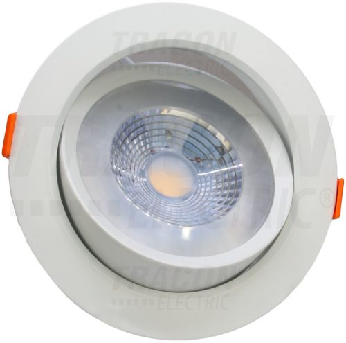 DLCOB7NW Beépíthető álmennyezeti LED lámpatest, forgatható
