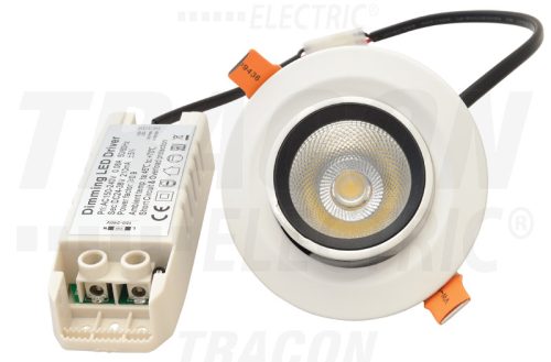 DLCOBA10W Beépíthető álmennyezeti LED lámpatest, forgatható