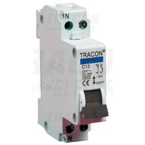 Kismegszakító, 1+N pólus, C karakterisztika