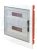 Süllyesztett elosztódoboz, füstszínű-sík ajtóval, NPE nélkül