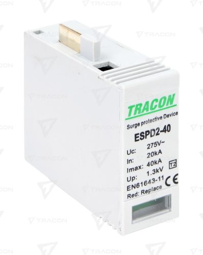 T2 AC típusú túlfeszültség levezető betét 40 M