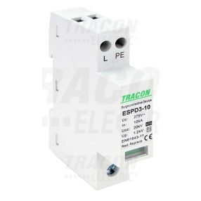   ESPD3-10-1+1P T3 AC típusú túlfeszültség levezető, egybeépített