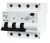 Kombinált védőkapcsoló, 4P, 5modul, C karakterisztika