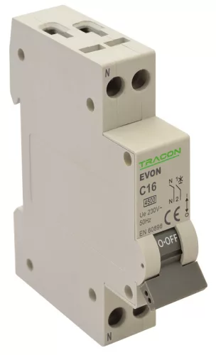 Kismegszakító, 1+N pólus, C karakterisztika