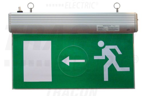 EXIT-01-J Élvilágítós LED kijáratjelző ragasztható piktogramokkal