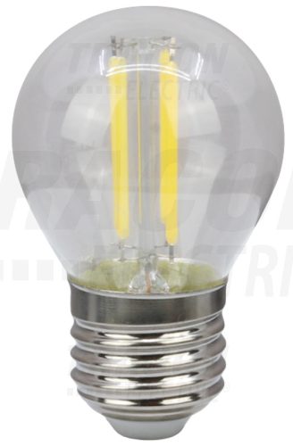 FILG454NW COG LED gömb fényforrás, átlátszó