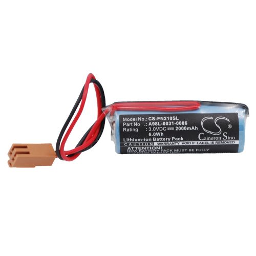 Realpower GE A98L-0031-0006, A02B-0177-K106, A02B-0200-K106 3V 2000mAh utángyártott lithium elem