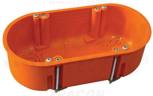 GD71D Gipszkarton doboz, dupla, fedél nélkül, narancssárga