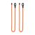 Gear Tie® Loopable™ hurkolható kötöző 30 cm - 2-es csomag - narancs