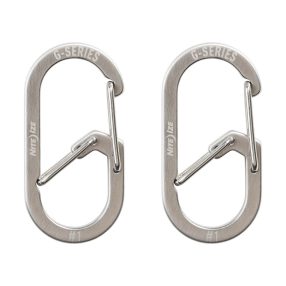 G -Series® dupla Kamara karabiner #1 - 2-es csomag - acél